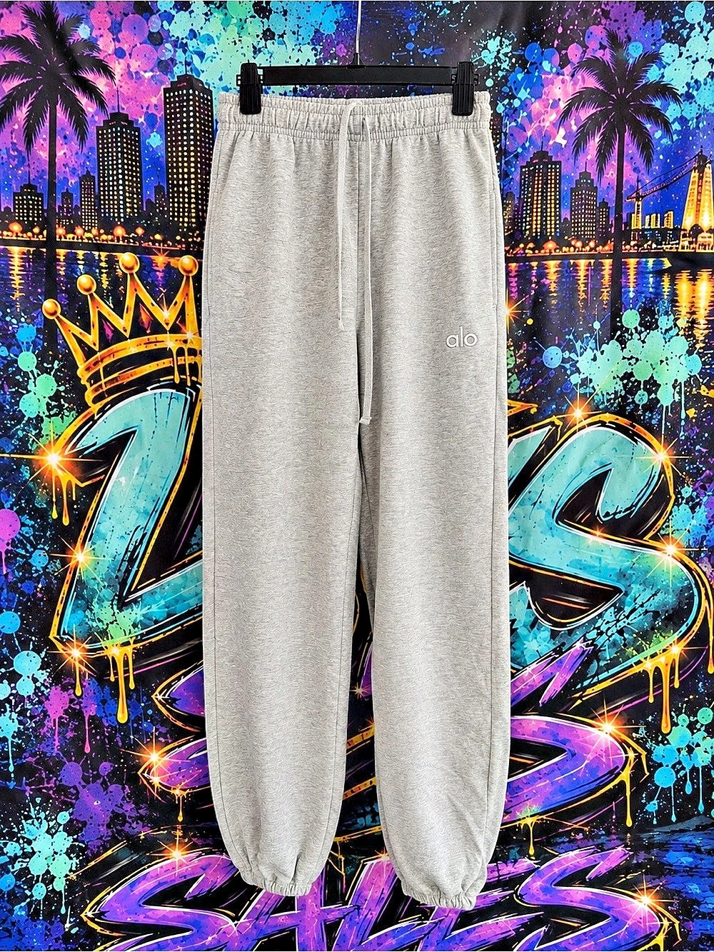 Alo Gray Jogger Pants Like New